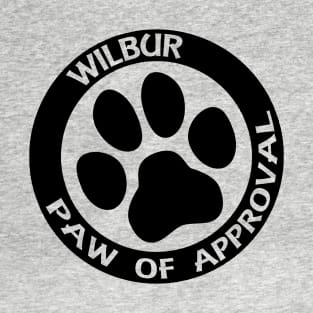 Black Paw of Approval T-Shirt